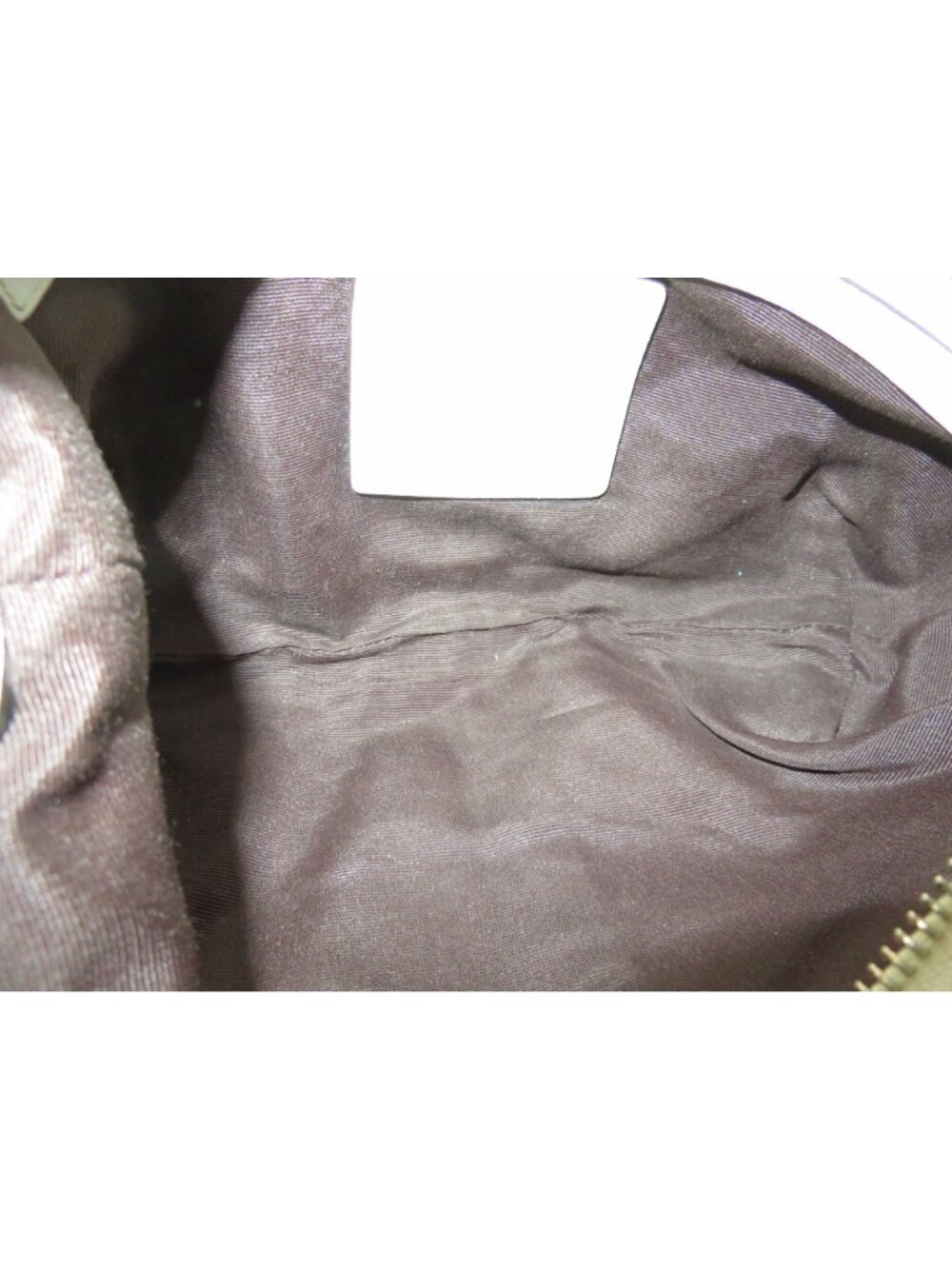 Coach 2003 Cream & White Canvas and Leather Signature Demi Baguette Shoulder Bag - Picture 6 of 12